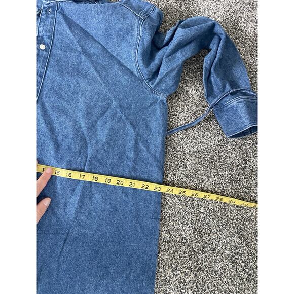 H&M Blue Denim Midi Dress - Picture 7 of 7